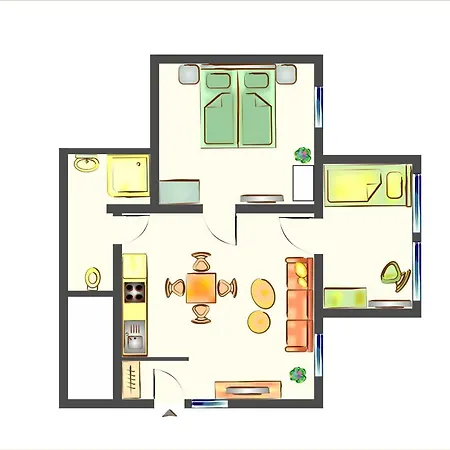 Apartment Ahlbeck Remise Malmoe 2 Heringsdorf (Usedom)